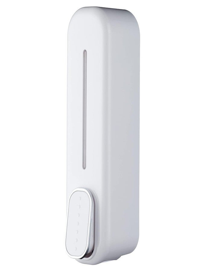 RFV1 Soap Dispenser (Smart Slimfor Soap Shampoo Conditioner Ideal for Washrooms, Homes, Schools, and Offices, with Soap Drop Flow Control Button for 350Ml Wall Mounted (Pack of 1) (White) - Image 1